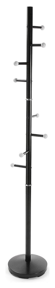 Versa Ruan Porte-Manteau V&ecirc;tements Portemanteau Style Minimaliste, 173x28x28cm - Noir