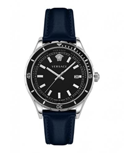 VERSACE  Watches Ve3a00220 Watch Bleu,Argent&eacute;