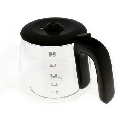 ELECTROLUX Verseuse couleur noire avec couvercle pour Cafeti&egrave;re