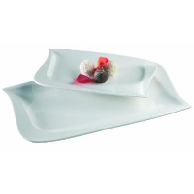 GENERIQUE Verso 922228 Assiette Rectangulaire 2 Pi&egrave;ces 23 Et 33 Cm La Musica