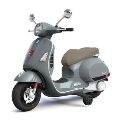 VESPA  porteur &eacute;lectrique avec mp3/usb/sd - gris TUR3301041191038