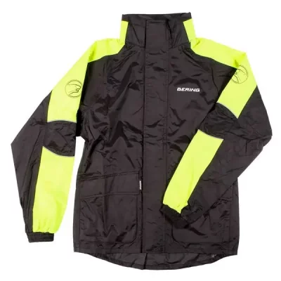 BERING Veste De Pluie  Maniwata Noir Jaune Fluo - Taille M
