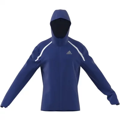 ADIDAS Veste impermeable  running marathon bleu homme