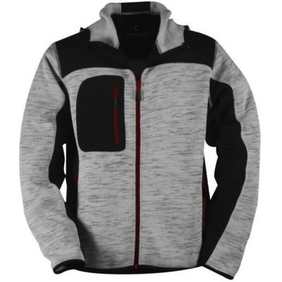 COVERGUARD Veste softshell tricot  Bora Sweater Gris Clair / Noir m - Gris Clair / Noir