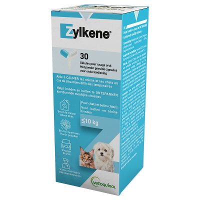 VETOQUINOL V&eacute;toquinol Zylk&egrave;ne 75 mg pour chat et chien < 10 kg - 30 g&eacute;lules