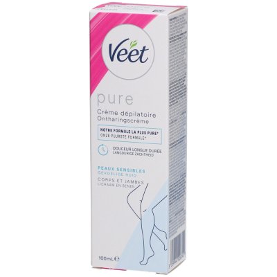 VEET VETT Cr&egrave;me D&eacute;pilatoire Minima Peaux Sensibles - 100ml