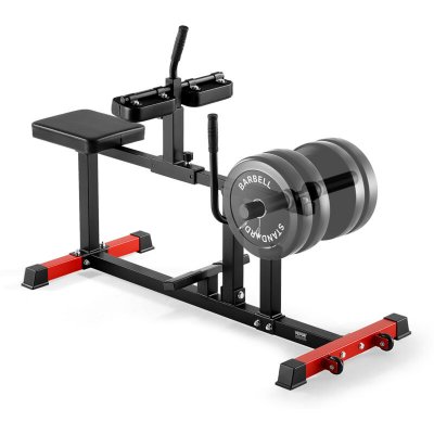 VEVOR  Banc mollets assis, musculation jambes, charge 200 kg, compatible disques.