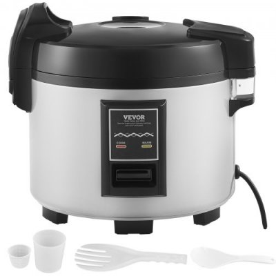 VEVOR  Cuiseur &agrave; Riz Commercial Pot Antiadh&eacute;sif 15L 12H Maintien au Chaud Cuisine