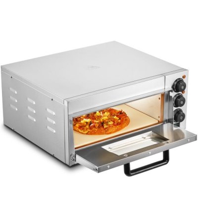 VEVOR  Four &agrave; Pizza &Eacute;lectrique Commercial de Comptoir Capacit&eacute; 16 po Ext&eacute;rieur
