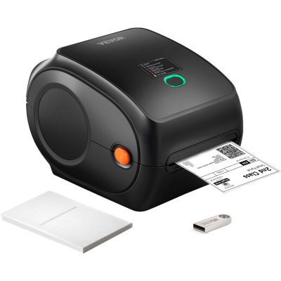 VEVOR  Imprimante &Eacute;tiquettes Thermique 4x6 300dpi USB/Bluetooth pour Amazon UPS