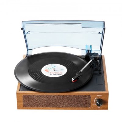 VEVOR  Platine vinyle Bluetooth tourne-disque vinyle 3 vitesses haut-parleurs 3 W