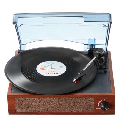 VEVOR  Platine vinyle Bluetooth tourne-disque vinyle 3 vitesses haut-parleurs 5 W