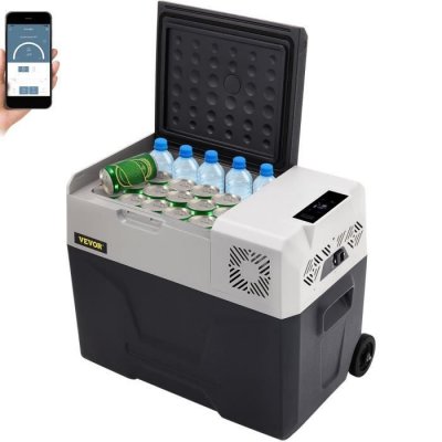 VEVOR  R&eacute;frig&eacute;rateur Portable 30 L Glaci&egrave;re &Eacute;lectrique de Voiture Silencieux 45 W
