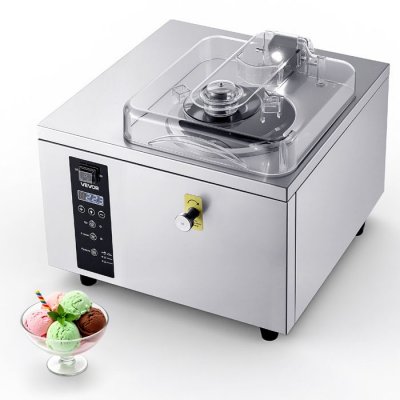 VEVOR  Sorbeti&egrave;re Turbine &Agrave; Glace Dure Gelato Sorbet 5 L/h Pour Restaurant