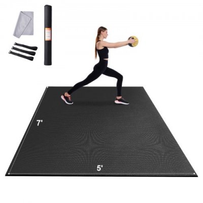 VEVOR  Tapis de yoga antid&eacute;rapant tapis d'entra&icirc;nement 2120 x 1530 mm pilates