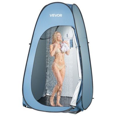 VEVOR  Tente de Douche Pop Up Abri d'Intimit&eacute; Portable avec Sac de Douche Bleu