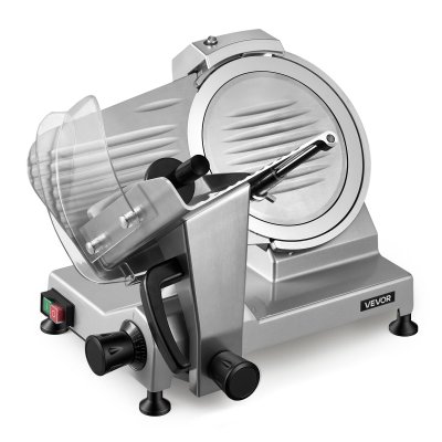 VEVOR  Trancheuse &Eacute;lectrique &Agrave; Jambon Fromage Viande Lame 250 Mm Charcuterie