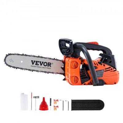 VEVOR  Tron&ccedil;onneuse &agrave; essence 25,4 CC 12"" 30,5 cm avec moteur pour coupe du bois