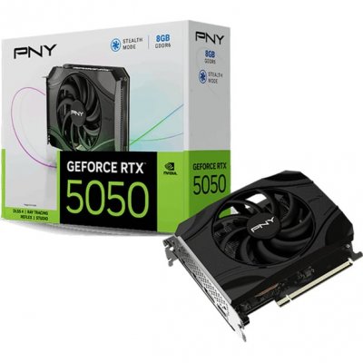 PNY VGA  GEFORCE RTX 5050 8GB Single Fan ( VCG50508SFXPB1) - Neuf