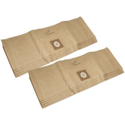 VHBW  - 10x sacs compatible avec Bosch AdvancedVac 20 aspirateur - papier, 85,4cm x 26.9cm, marron