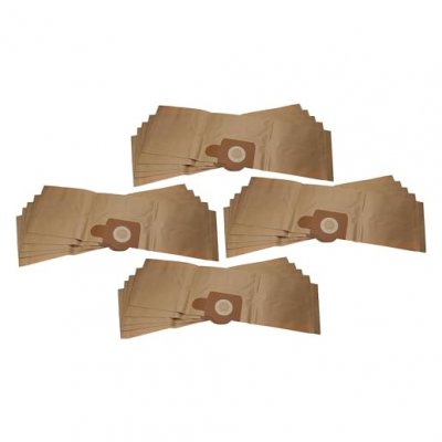 VHBW  - 20x Sacs remplacement pour Bosch 2605411150, 3165140210454 pour aspirateur - papier marron