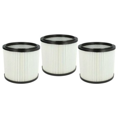 VHBW  - 3x filtre rond pour aspirateur multifonction compatible avec Lavor gsa 300