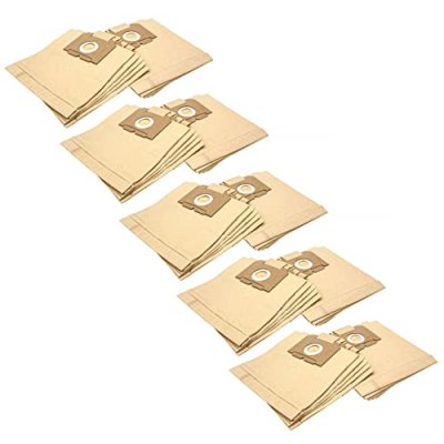 VHBW  - 50x Sacs compatible avec AEG/Electrolux Trium aspirateur - papier, 26cm x 22cm, couleur sable