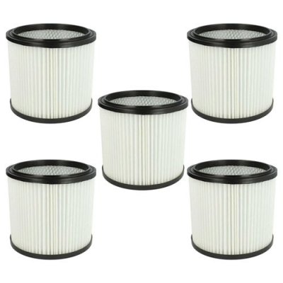  Vhbw - 5x filtre rond pour aspirateur multifonction compatible avec Lavor Ashley 100, 300