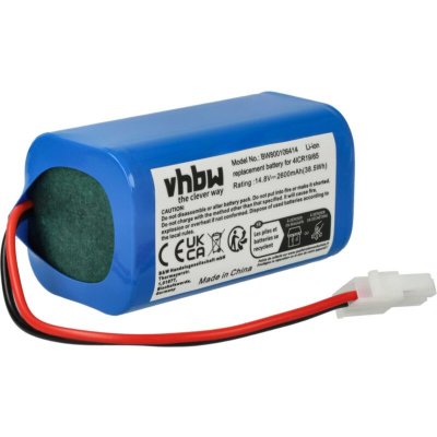 VHBW  - Batterie remplacement pour Ecovacs BL7402A pour robot &eacute;lectrom&eacute;nager (2600mAh, 14,8V, Li-ion)