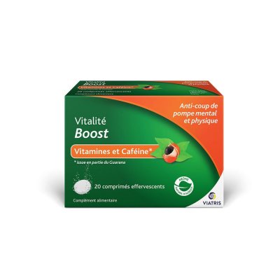 VIATRIS  Mylan Vitalit&eacute; Boost 20 Cps Eff - Tube 20 comprim&eacute;s