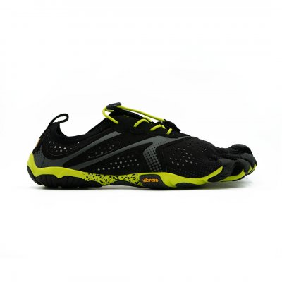 VIBRAM  Five Fingers V-Run - Chaussures running homme Black Yellow 46