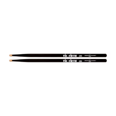 VIC FIRTH  5AB&nbsp;&ndash;&nbsp;Baguettes de Batterie en noyer am&eacute;ricain, olive en bois