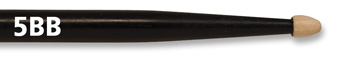 VIC FIRTH  5bb American Classic Hickory Noire - Paire De Baguettes