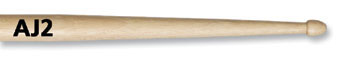 VIC FIRTH  American Jazz 2 Baguettes, Bout en Bois