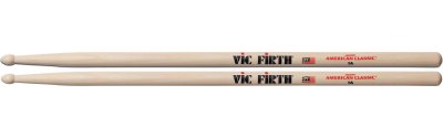 VIC FIRTH  PVF 1A Baguette pour Batterie American Classic Hickory Olive Bois 1A
