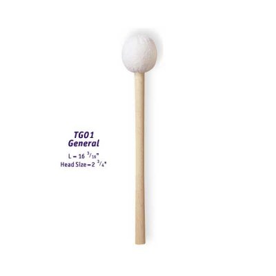 VIC FIRTH  PVF TG01 Mailloche grosse caisse concert Signature Tom Gauger General