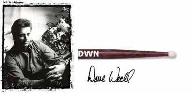 VIC FIRTH  Signature Baguettes, Dave Weckl, Bout en Nylon
