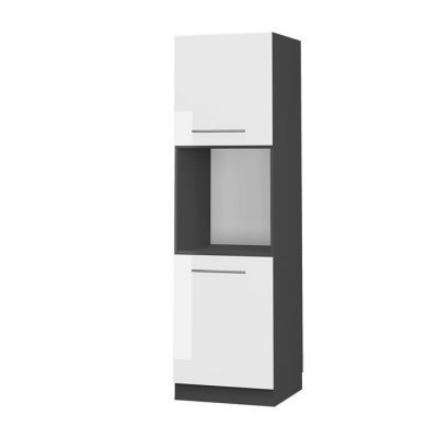 VICCO  meuble pour four, blanc haute brillance, 60cm ouvert 