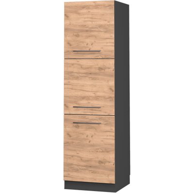 VICCO  meuble pour four, ch&ecirc;ne de force dor&eacute;, 60cm 
