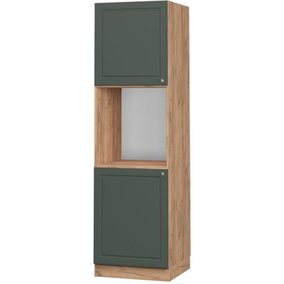 VICCO  meuble pour four Fame-Line, Vert Or Campagne, 60 cm ouvert 