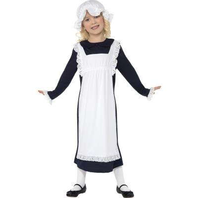 SMIFFYS Victorian Poor Girl Costume, Female Large Age 10-12