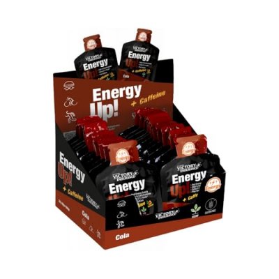 VICTORY ENDURANCE  Energy Up 40g 24 Units Cola Energy Gels Box Marron