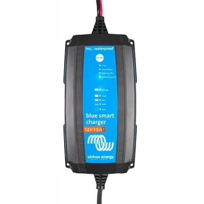 VICTRON  Energy Chargeur Intelligent Bleu Ip65 12/15 + Connecteur Dc