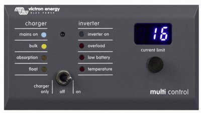 VICTRON ENERGY  Digital Multi 200/200a Remote Panel Clair