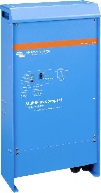 VICTRON ENERGY Victron Multiplus Compact Onduleur / Chargeur 12 V 2000 W 80 A