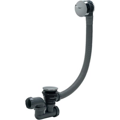 WIRQUIN Vidage Baignoire &Agrave; C&acirc;ble 700Mm - Volant Abs Chrom&eacute; - 