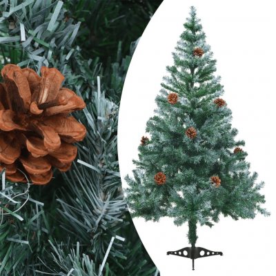 Vidaxl - Arbre de No&euml;l artificiel avec pommes de pin 150 cm n/a