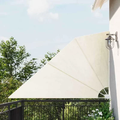 Vidaxl - Auvent lat&eacute;ral pliable de balcon Cr&egrave;me 160 x 240 cm Cr&egrave;me