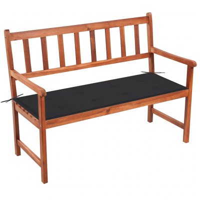 VIDAXL  banc de jardin avec coussin 120 cm bois d'acacia massif 3063768
