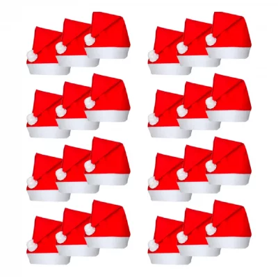 VIDAXL  - Bonnets de P&egrave;re No&euml;l 24 pcs